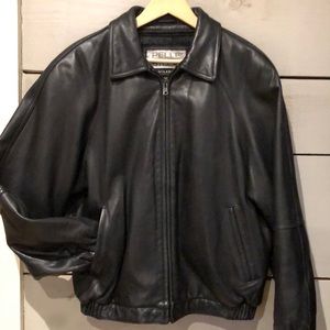 Vintage Wilson Leather Pelle Studio Black jacket Size Medium
